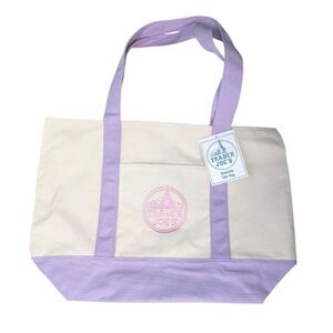 Trader Joe's Large Lavender Tote Bag